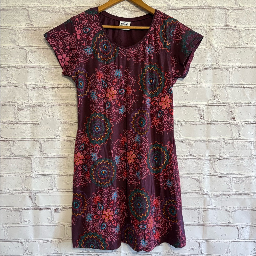 Embroidered Mini Dress